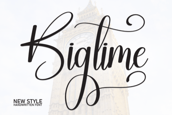 Bigtime Font: Elevate Your Campaigns with Timeless Script Style