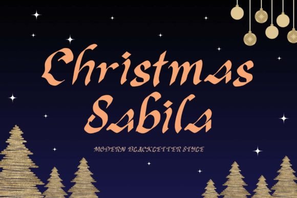 Christmas Sabila: A Handwritten Font for Small Business Branding