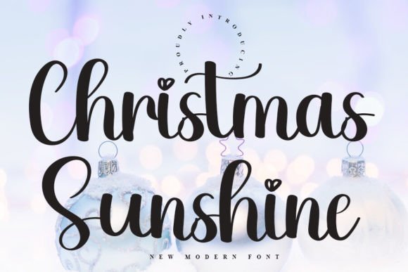 Christmas Sunshine Font Review for Web Designers