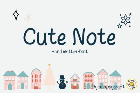 Cute Note Font Review: A Handwritten Typeface for Branding