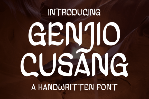 Genjio Cusang: A Unique Script Font for Web Design