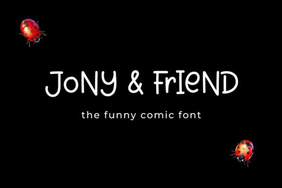 Jony and Friend: A Whimsical Typeface for Editorial Design