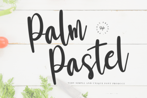 Palm Pastel Font: A Sweet Touch for Editorial Design