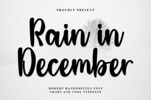 Rain in December Font