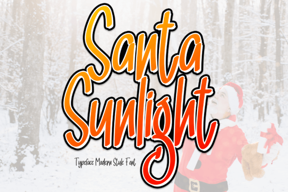 Santa Sunlight: A Handwritten Font for Editorial Elegance