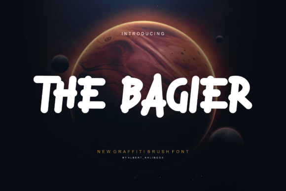 The Bagier: A Bold Brush Font for Marketers
