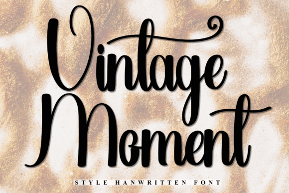 Vintage Moment Typeface: A Festive Font for Small Business Branding