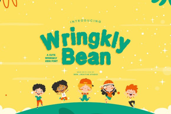Wrinkly Bean Font for Creative Projects